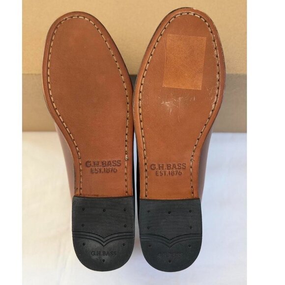 G.H. Bass Whitney Weejuns Penny Loafers in Cognac, Size 7 - Picture 10 of 10